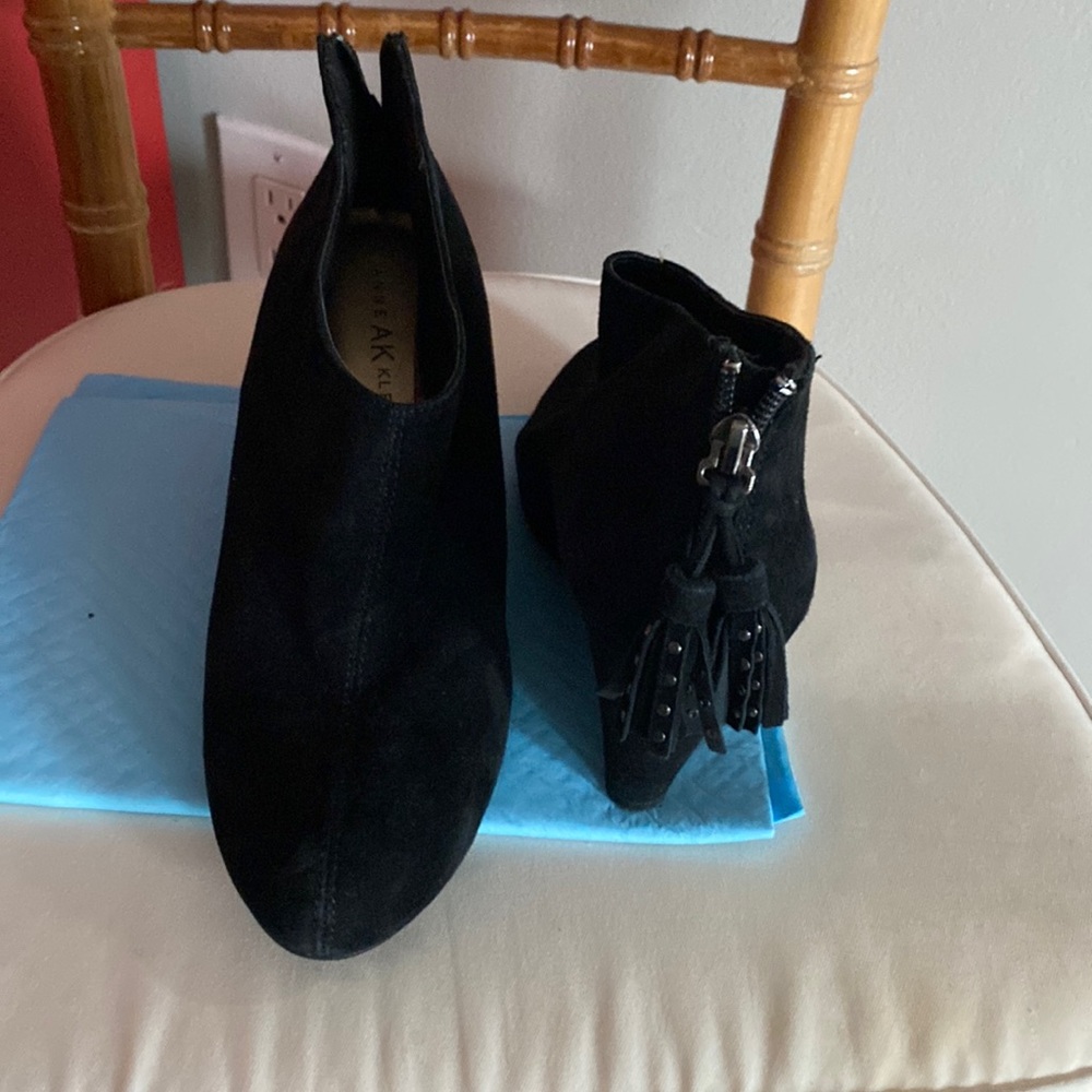 Anne Klein wedge bootie